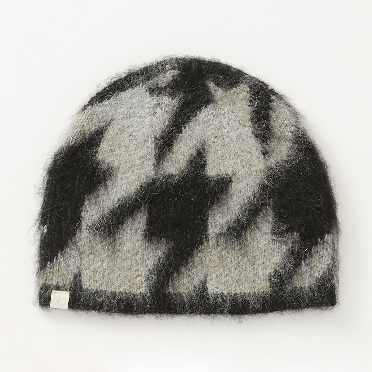 Houndstooth Mohair Beanie – SOWERS