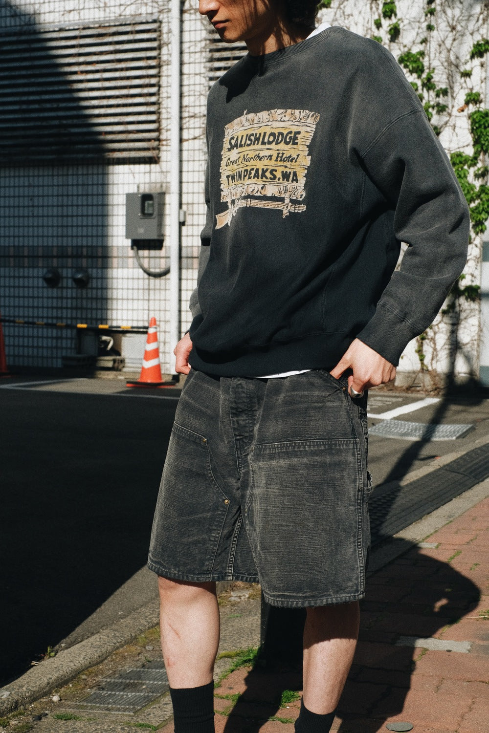 DOUBLE KNEE DUCK SHORTS AGED