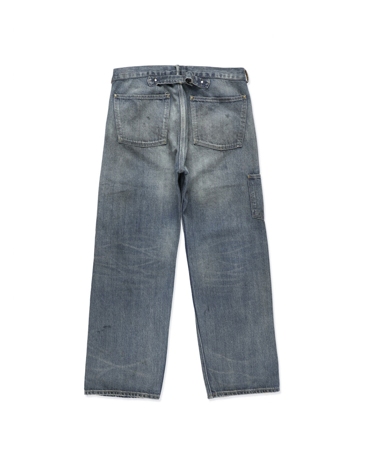 MINER'S REPAIRED DENIM WORK PANTS