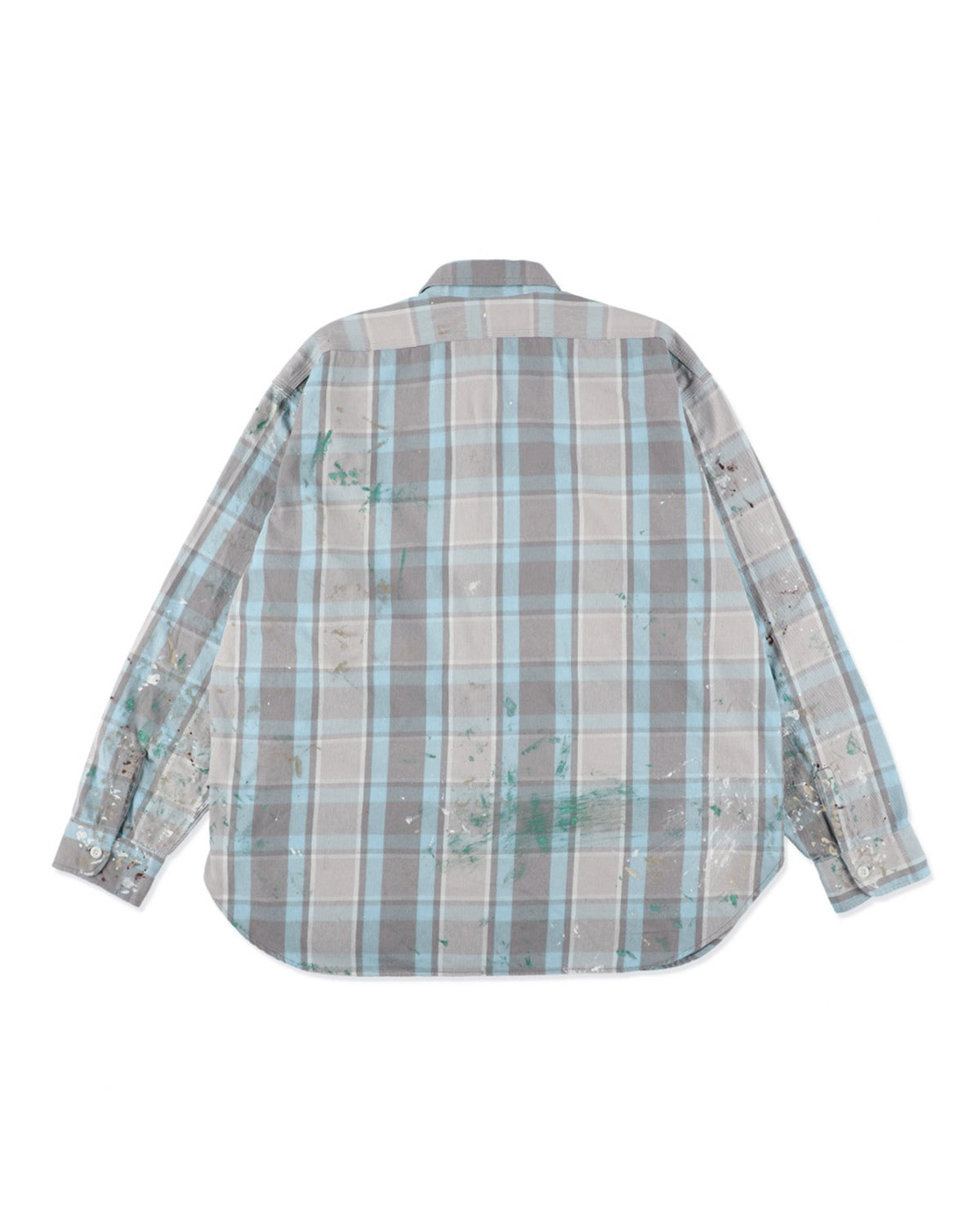 PAINTER'S PAINT STAINED FLANNEL SHIRT