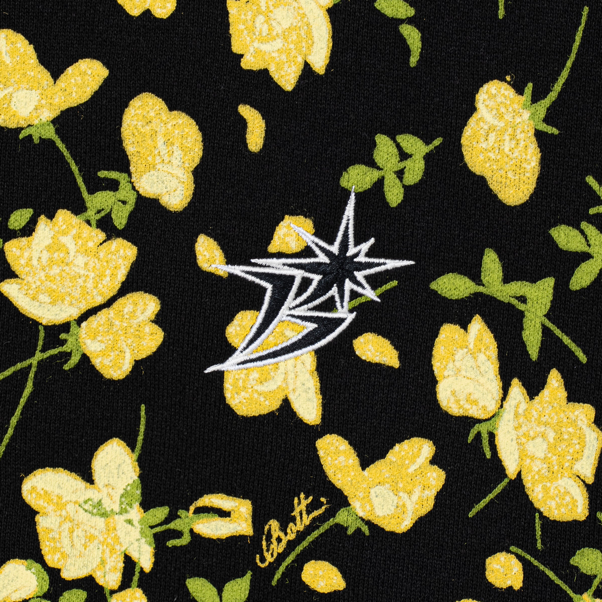 Flower Zip Hoodie