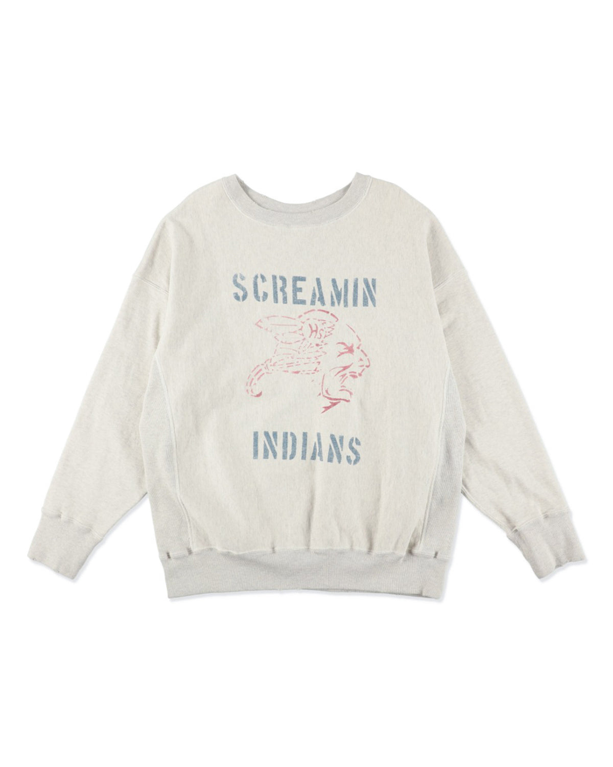 SCREAMIN INDIANS SWEAT SHIRT AGED