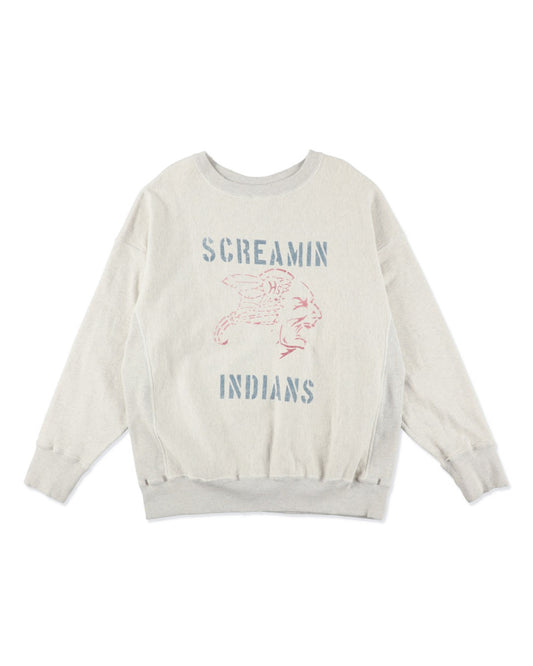 SCREAMIN INDIANS SWEAT SHIRT AGED