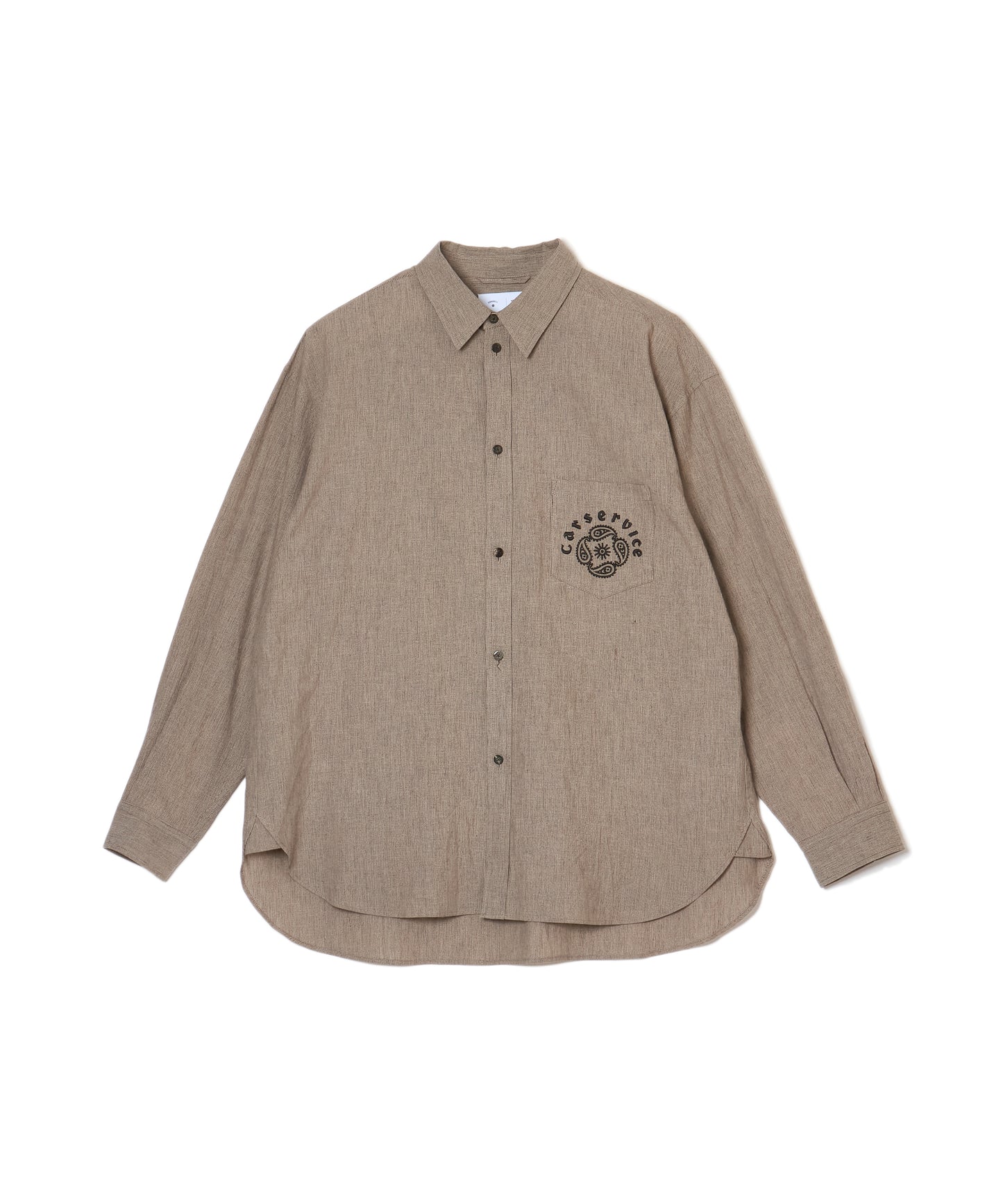 "CS" LINEN BIG SHIRT