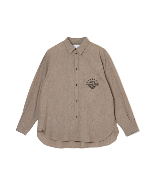 "CS" LINEN BIG SHIRT