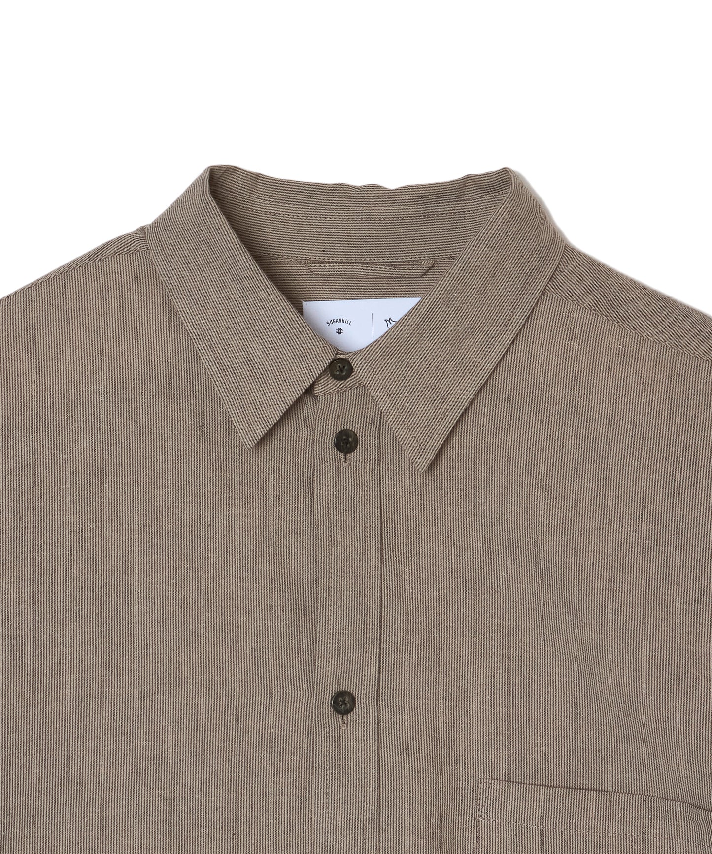 "CS" LINEN BIG SHIRT