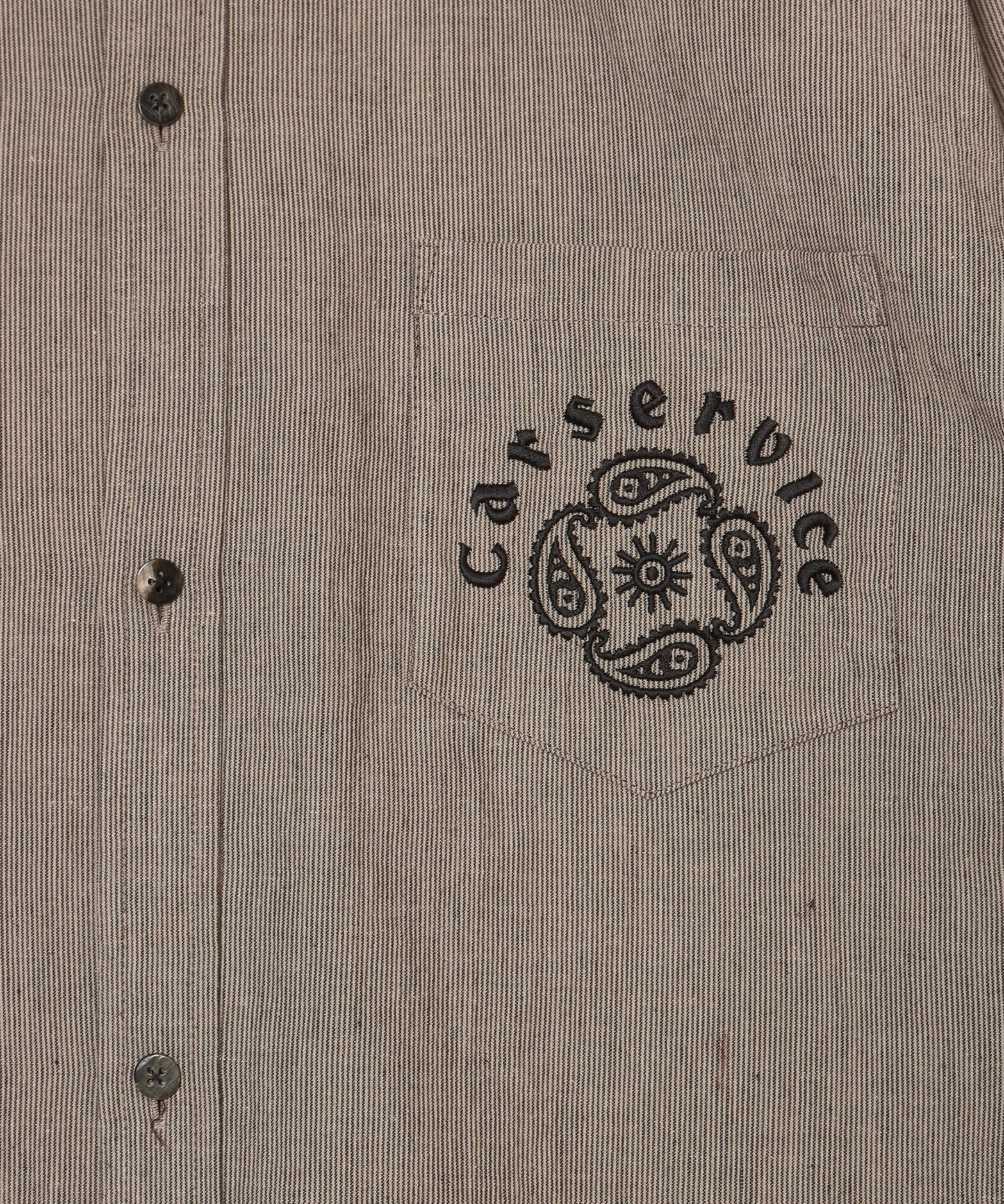 "CS" LINEN BIG SHIRT