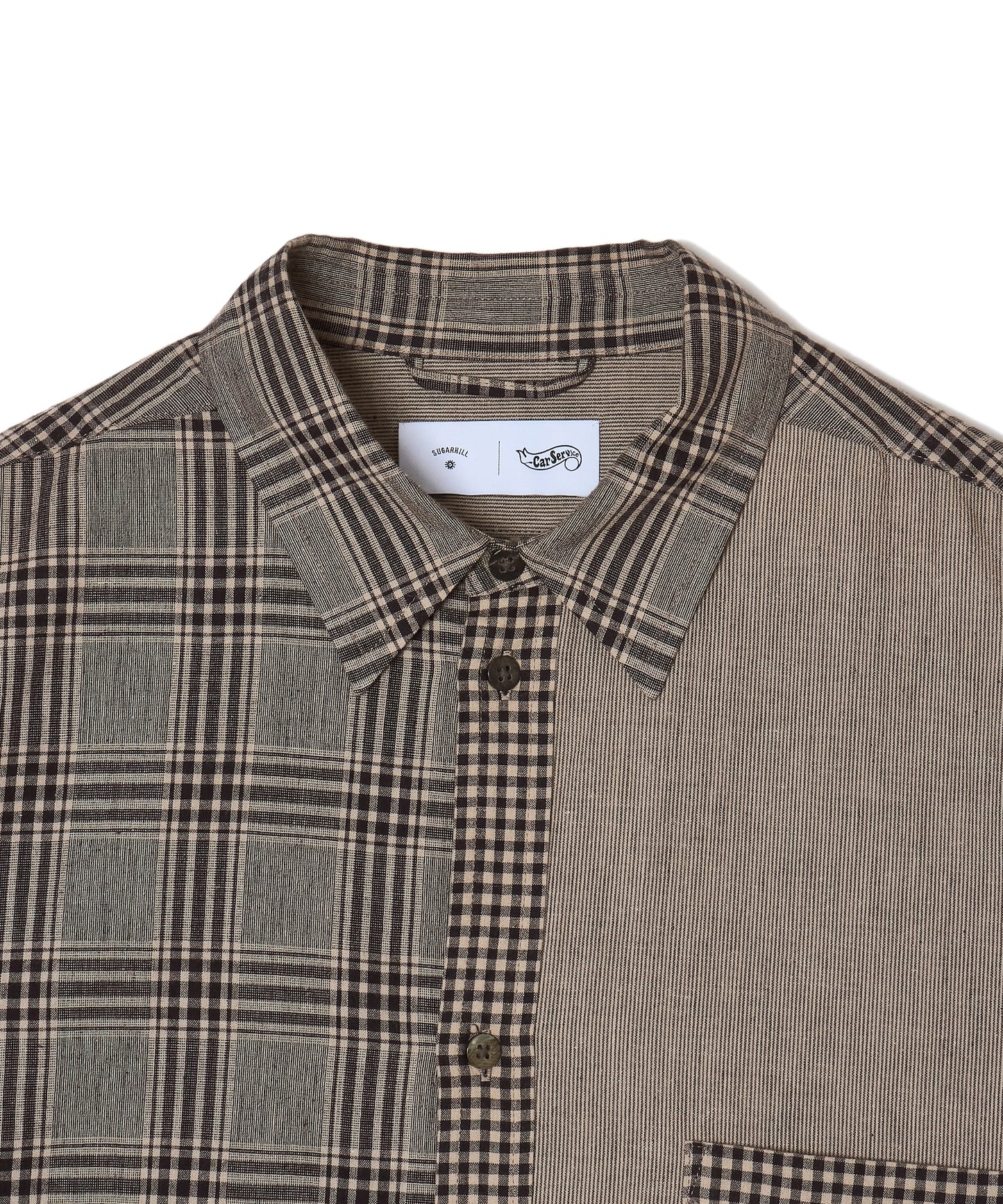 "CS" LINEN BIG SHIRT CRAZY PATTERN