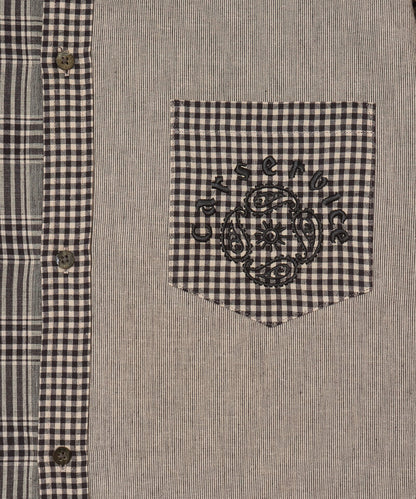"CS" LINEN BIG SHIRT CRAZY PATTERN