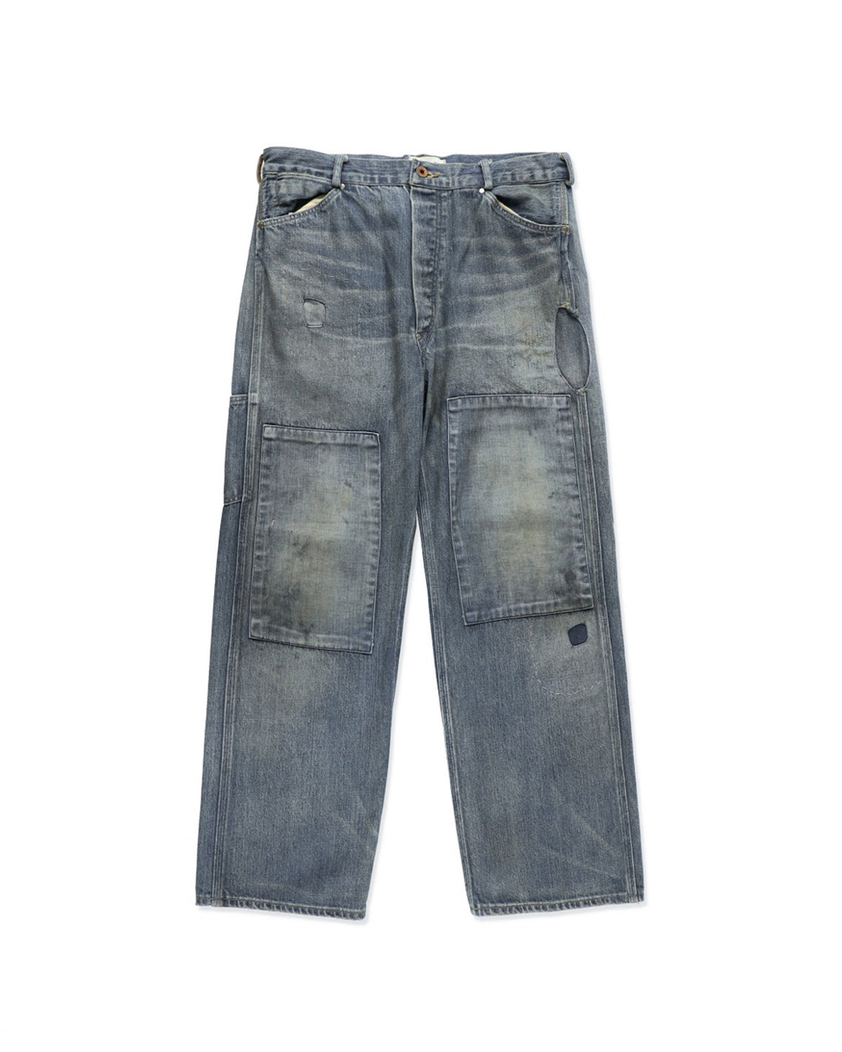 MINER'S REPAIRED DENIM WORK PANTS