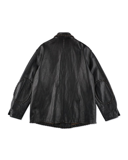 BRAIDED LEATHER COVER ALL