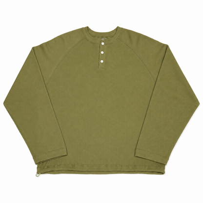 Lazy Thermal Henley Neck