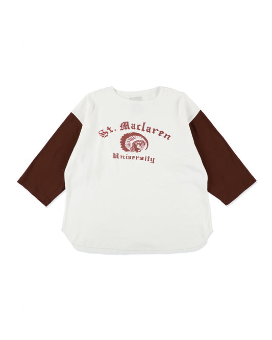 ST.MACLAREN UNIV.BASEBALL TEE