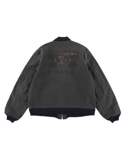 USN DECK ZIP JACKET AGED