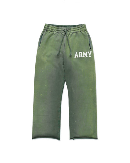ARMY SWEAT PANTS AGED