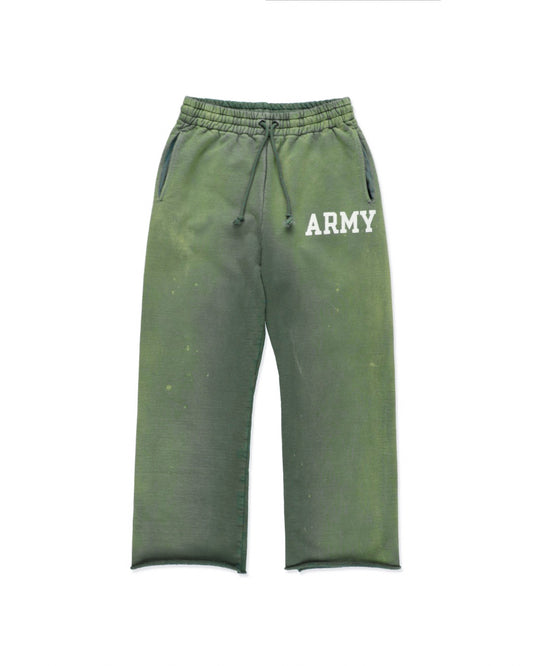 ARMY SWEAT PANTS AGED