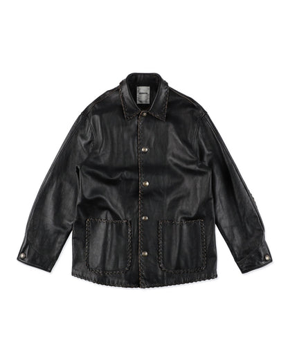 BRAIDED LEATHER COVER ALL