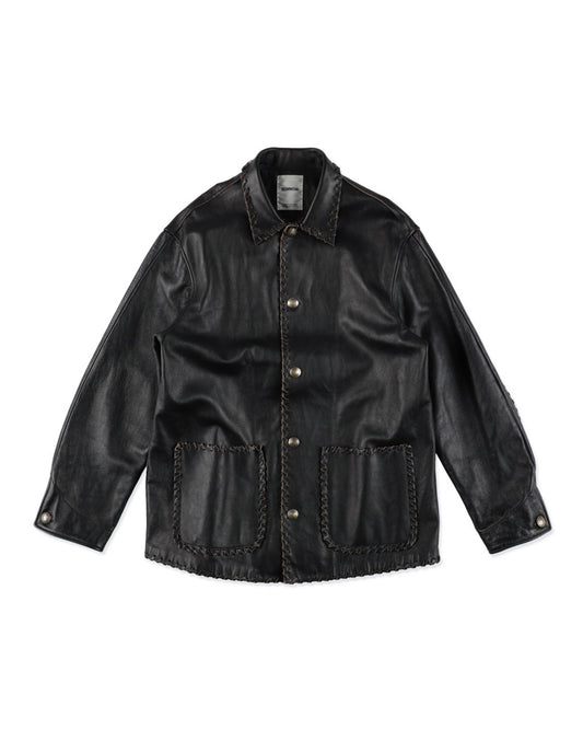 BRAIDED LEATHER COVER ALL