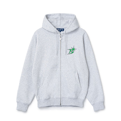B LOGO ZIP HOODIE