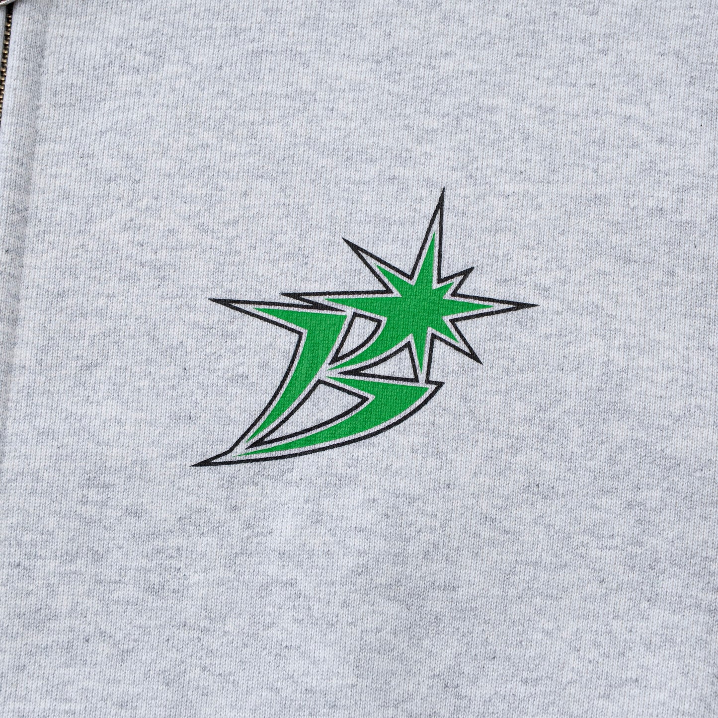 B LOGO ZIP HOODIE