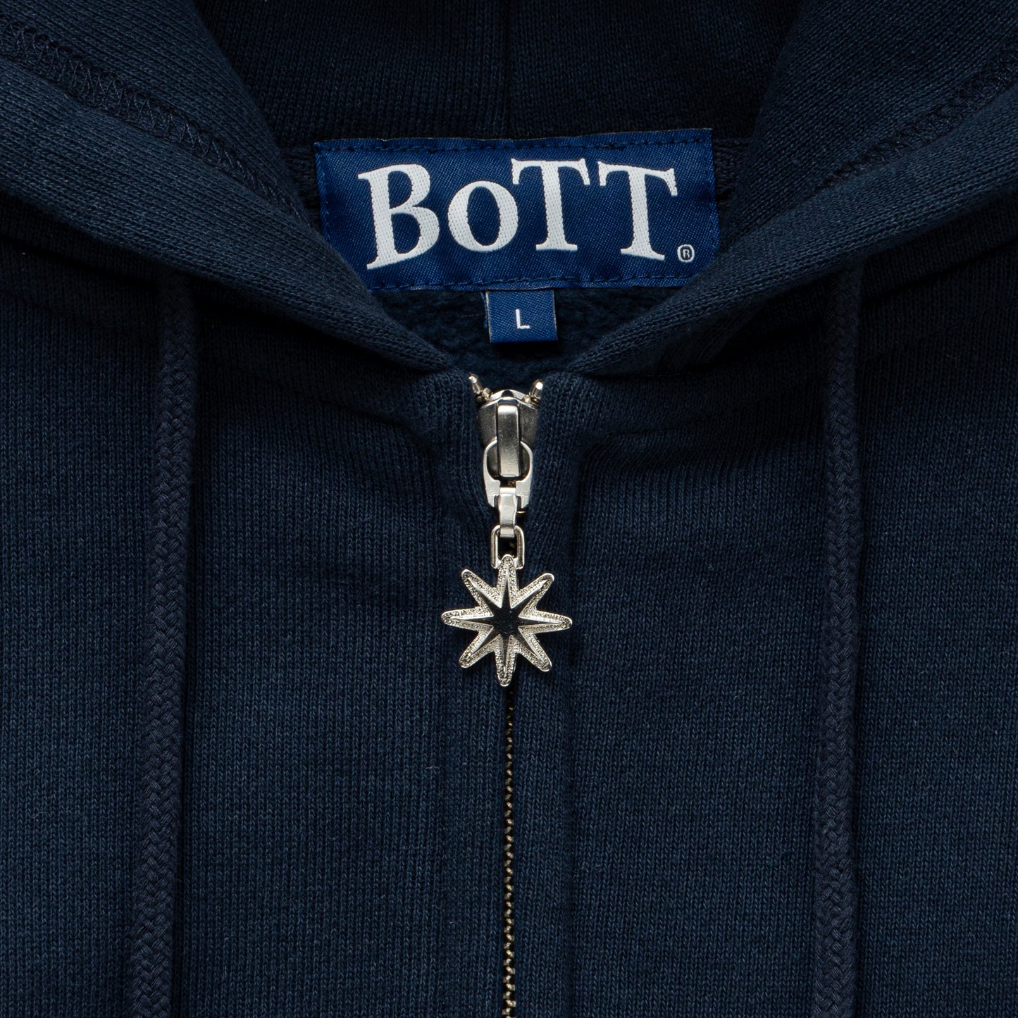 B Logo Zip Hoodie