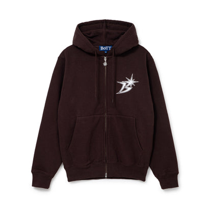 B Logo Zip Hoodie