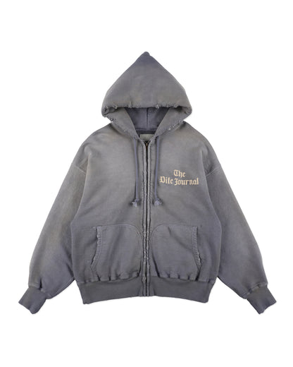 THE DITC JOURNAL ZIP HOODIE AGED