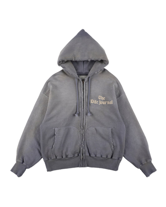THE DITC JOURNAL ZIP HOODIE AGED