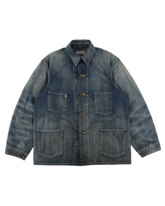 HERITAGE DENIM CHORE COAT AGED