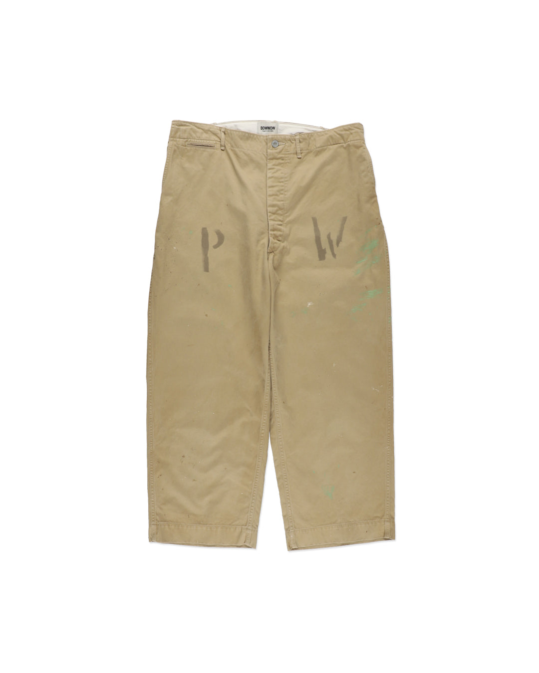 PW 41 KHAKI TROUSERS AGED