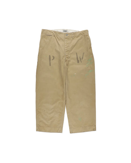 PW 41 KHAKI TROUSERS AGED