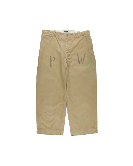 PW 41 KHAKI TROUSERS AGED