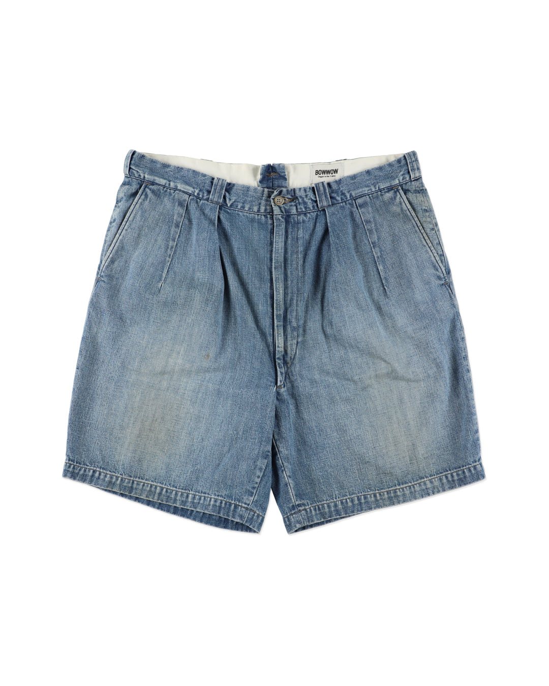 US ARMY DENIM SHORTS AGED