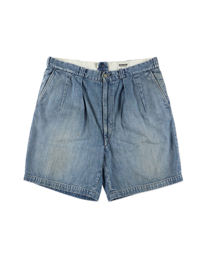 US ARMY DENIM SHORTS AGED