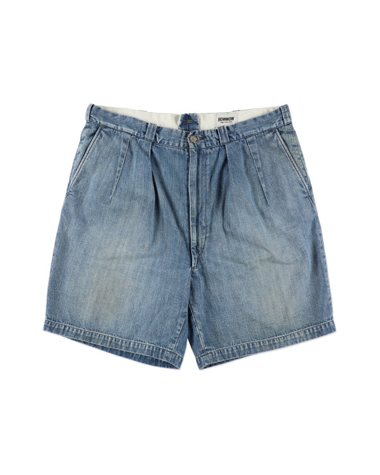 US ARMY DENIM SHORTS AGED