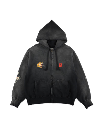 VIETNAM ZIP HOODIE AGED