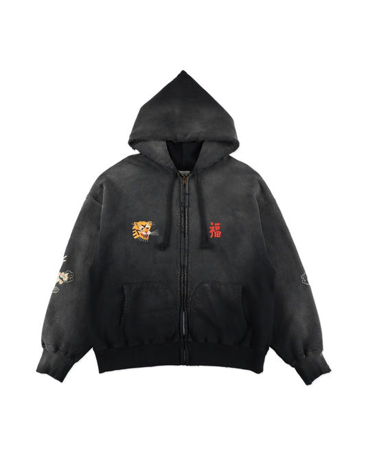 VIETNAM ZIP HOODIE AGED