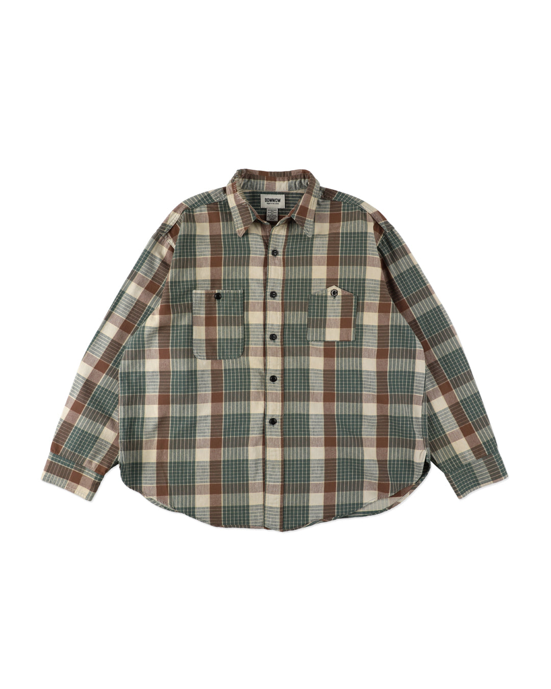 REPAIRED MOUNTAIN POCKET FLANNEL SHIRT