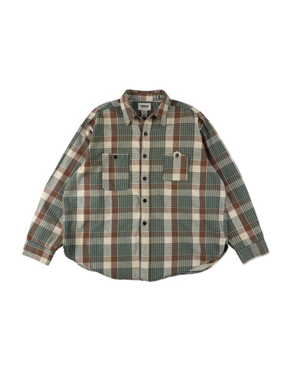 REPAIRED MOUNTAIN POCKET FLANNEL SHIRT