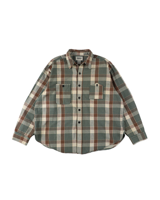 REPAIRED MOUNTAIN POCKET FLANNEL SHIRT