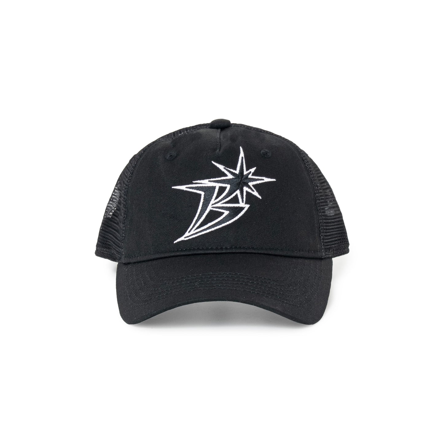 B Logo Mesh-Back 5-Panel Cap