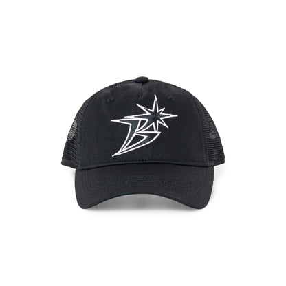 B Logo Mesh-Back 5-Panel Cap