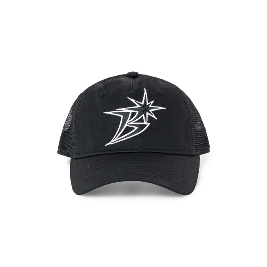 B Logo Mesh-Back 5-Panel Cap
