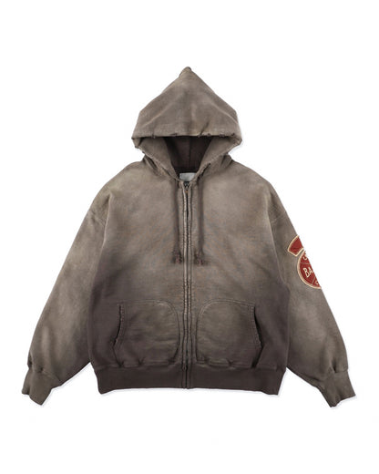 BASEBALL CHAMPION ZIP HOODIE AGED