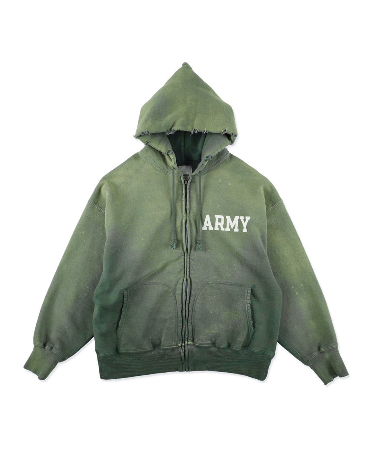 ARMY ZIP HOODIE