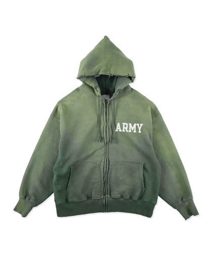 ARMY ZIP HOODIE