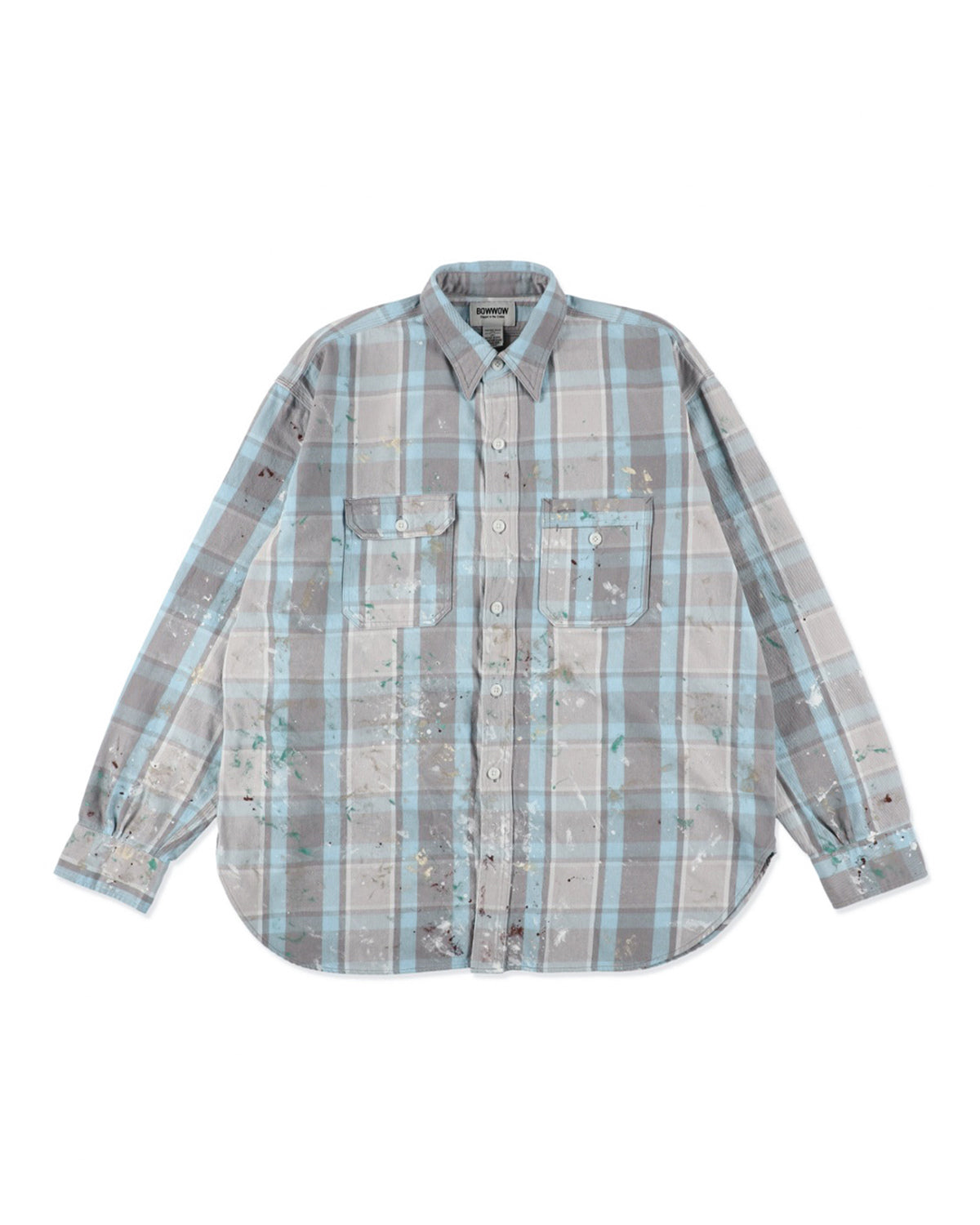 PAINTER'S PAINT STAINED FLANNEL SHIRT
