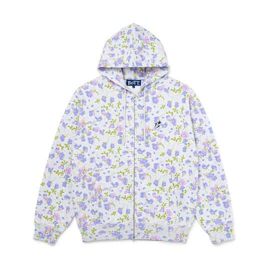 Flower Zip Hoodie