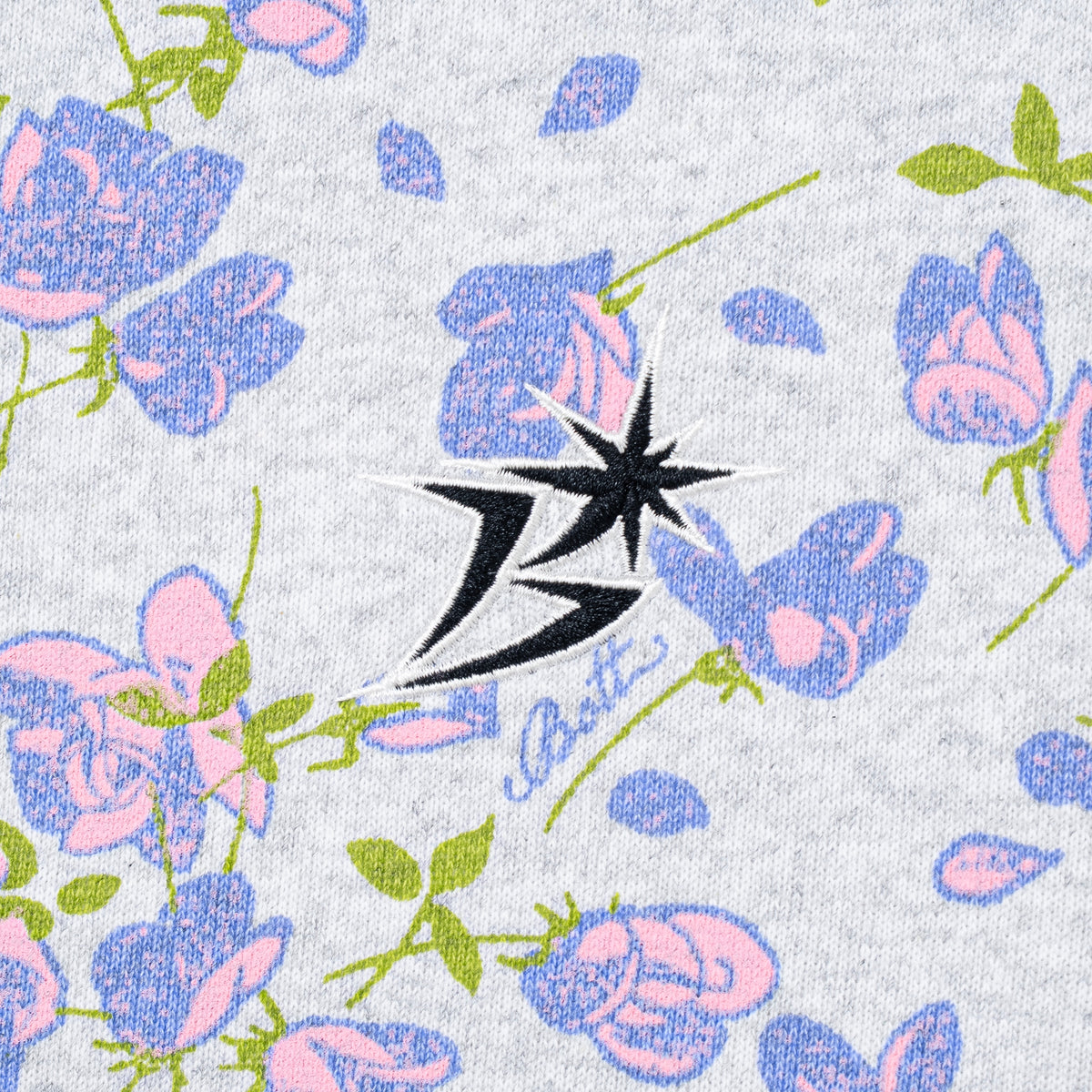 Flower Zip Hoodie