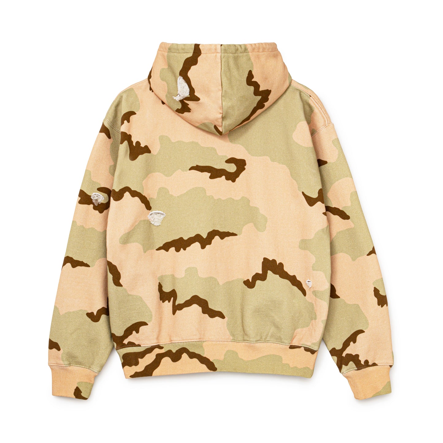 Henley-Neck Camo Hoodie
